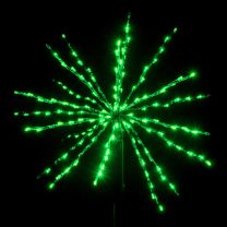 18" Green Twinkle Starburst - Green LED lights