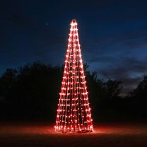 20' Tree of Lights - Red