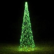 12' Standard Tree of Lights - Green