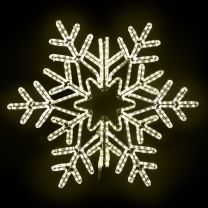 48" Vale Snowflake - Warm White
