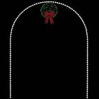 10' x 8' Arch with Kissing Ball, LED