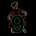 Animated 10' x 7' Nine Ladies Dancing, LED