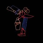 13' Leaning Toy Soldier, LED