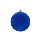 Glittered Christmas Ornaments, Blue