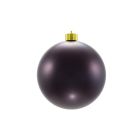 Matte Christmas Ornaments, Black
