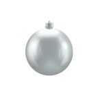Shiny Christmas Ornaments, Silver, 10"