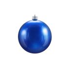 Shiny Christmas Ornaments, Blue, 8in.
