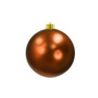 Matte Christmas Ornaments, Dark Orange
