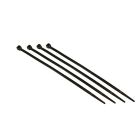 4" Black Zip Ties - Bag of 100