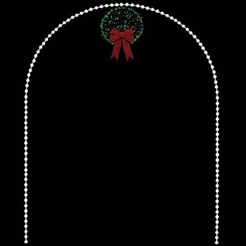 10' x 8' Arch with Kissing Ball