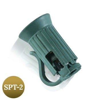 C7 Extra Socket, Green, SPT-2 - Bag of 25