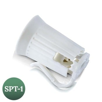 C7 Extra Socket, White, SPT-1 - Bag of 25