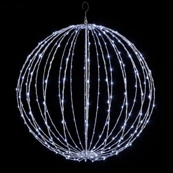 30" Foldable Sphere - LED Micro-Drop - Cool White - Consumer Grade