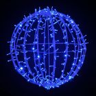 30" Foldable Sphere - LED - Blue - Commercial Grade