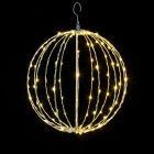 18" Foldable Sphere - LED Micro-Drop - Warm White - Consumer Grade