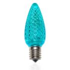 C9 SMD LED Retrofit Bulb - Teal - Minleon - Bag of 25