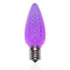 C9 SMD LED Retrofit Bulb - Purple - Minleon - Bag of 25