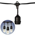 Medium Base Cord- Suspended - 330' - Black Cord - 24" Spacing