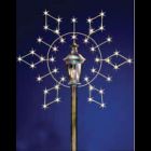 Snowflake Christmas Lamp Post 