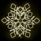 48" Star Snowflake - Warm White