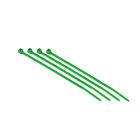 4" Green Zip Ties - Bag of 100