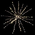 18" Brown Twinkle Starburst - Warm White LED lights