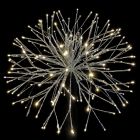 24" Silver Twinkle Starburst - Warm White LED Lights