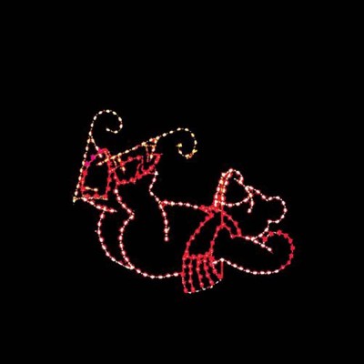 6' Skating Bear Falling