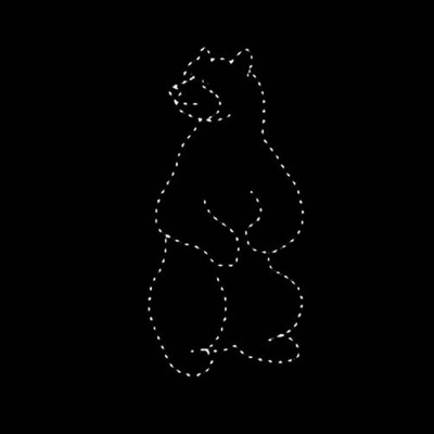 10' Standing Black Bear