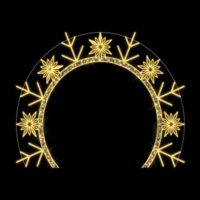 12' 2D Snowflake Arch