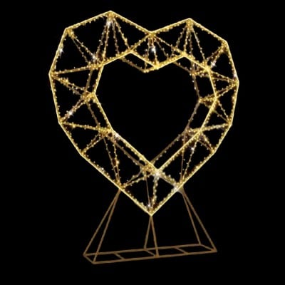 8.2' 3D Valentines Day Heart