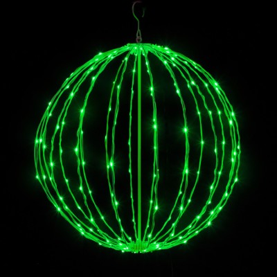 24" Foldable Sphere - LED Micro-Drop - Green - Consumer Grade