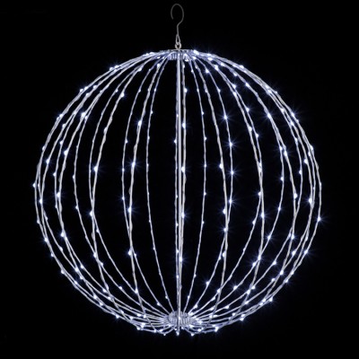 30" Foldable Sphere - LED Micro-Drop - Cool White - Consumer Grade