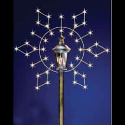 Snowflake Christmas Lamp Post 