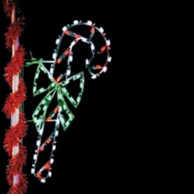 4' Candy Cane Pole Mount
