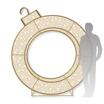 7' 3D LED Ring -  Warm White