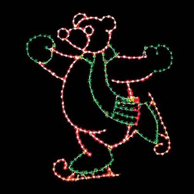 10' Skating Bear