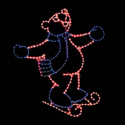 11' Skating Bear