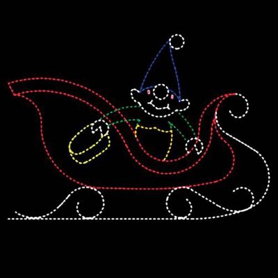 11' Elf Washing Sleigh