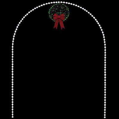 10' x 8' Arch with Kissing Ball