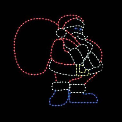 10' Santa with Gift Bag