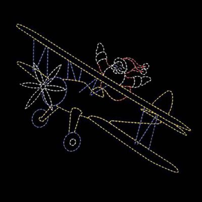 16' x 18' Barnstorming Santa