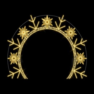 12' 2D Snowflake Arch