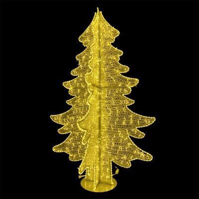 8' 3D Noble Fir Tree - Warm White
