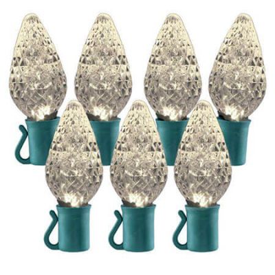 C9 LED Christmas Lights - 8" Spacing