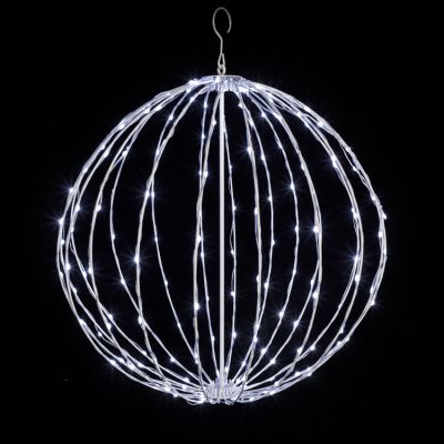 24" Foldable Sphere - LED Micro-Drop - Cool White - Consumer Grade