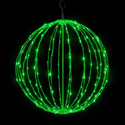 24" Foldable Sphere - LED Micro-Drop - Green - Consumer Grade