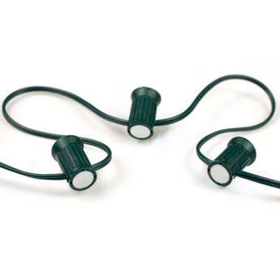 LITE-NETICS C7 Cord Green Wire - 12" Spacing - SPT-1 - 100'