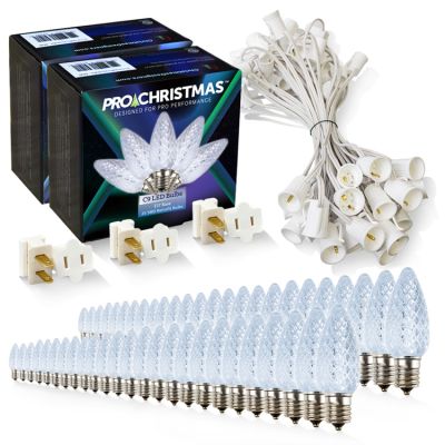 Light Line Kit - SPT-1 C9 50' White Cord