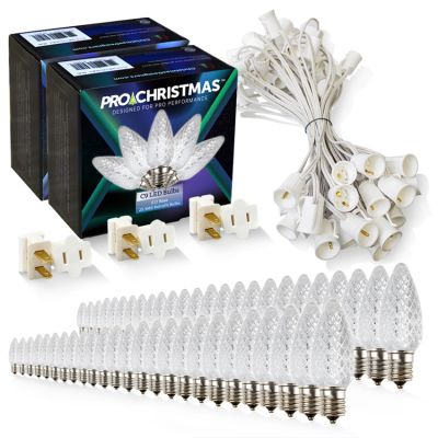 Light Line Kit - SPT-1 C9 50' White Cord
